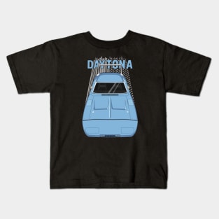 Dodge Charger Daytona 1969 - light blue Kids T-Shirt